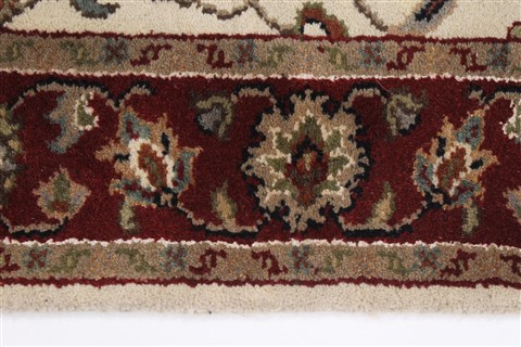 Kashmar Beige Runner Hand Knotted 26 X 910 Area Rug 250-23008 Image 2