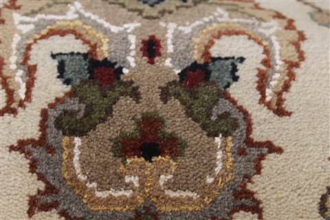 Kashmar Beige Runner Hand Knotted 26 X 910 Area Rug 250-23008 Image 8