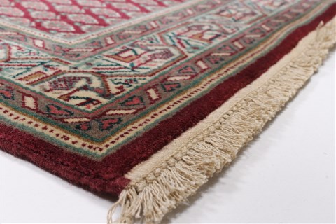 Tabriz Red Runner Hand Knotted 27 X 97 Area Rug 250-23009 Image 4