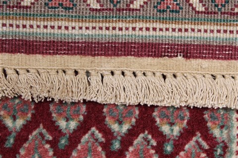 Tabriz Red Runner Hand Knotted 27 X 97 Area Rug 250-23009 Image 9