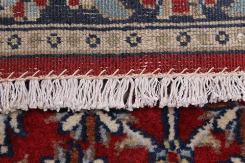 Kashan Red Runner Hand Knotted 26 X 101 Area Rug 250-23010 Image 10