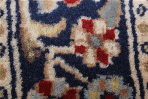 Kashan Red Runner Hand Knotted 26 X 101 Area Rug 250-23010 Image 7