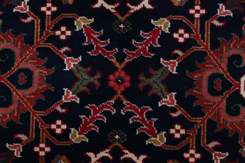 Heriz Black Runner Hand Knotted 28 X 910  Area Rug 250-23012 Image 3