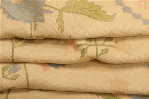 Kilim Blue Flat Woven 75 X 99 Area Rug 100-23016 Image 4