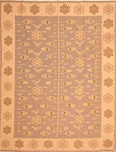 Kilim Blue Flat Woven 7'5" X 9'9"  Area Rug 100-23016