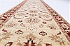 Chobi Beige Runner Hand Knotted 26 X 98 Area Rug 250-23017 Thumb 11
