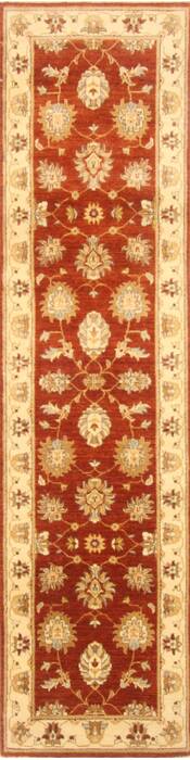 Ziegler Brown Runner Hand Knotted 27 X 102  Area Rug 250-23022 Image 0
