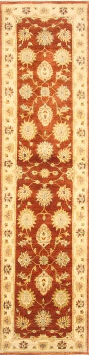 Ziegler Brown Runner Hand Knotted 26 X 911  Area Rug 250-23024 Image 0