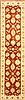 Ziegler Brown Runner Hand Knotted 26 X 911  Area Rug 250-23024 Thumb 0
