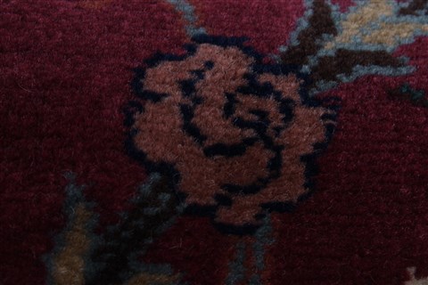 Semnan Red Runner Hand Knotted 27 X 98 Area Rug 250-23025 Image 5
