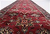Semnan Red Runner Hand Knotted 27 X 98  Area Rug 250-23025 Thumb 11