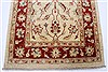 Pishavar Beige Runner Hand Knotted 29 X 107  Area Rug 250-23026 Thumb 3