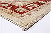 Pishavar Beige Runner Hand Knotted 29 X 107  Area Rug 250-23026 Thumb 4