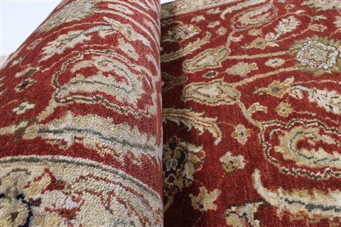 Kashan Brown Runner Hand Knotted 27 X 101 Area Rug 250-23027 Image 8