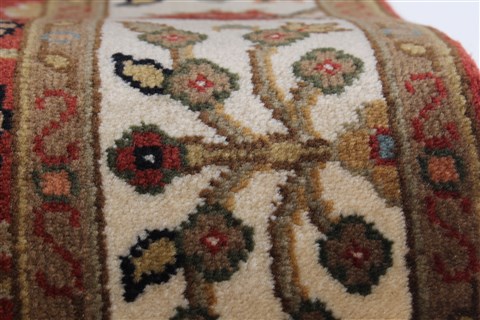 Semnan Brown Runner Hand Knotted 27 X 100 Area Rug 250-23029 Image 6