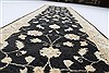 Chobi Black Runner Hand Knotted 27 X 100  Area Rug 250-23032 Thumb 2