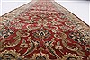 Semnan Red Runner Hand Knotted 24 X 100  Area Rug 250-23035 Thumb 11