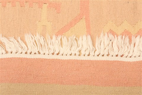 Kilim Beige Flat Woven 75 X 95 Area Rug 100-23040 Image 7