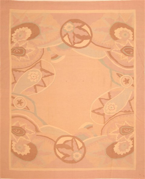 Kilim Beige Flat Woven 75 X 95 Area Rug 100-23040 Image 0