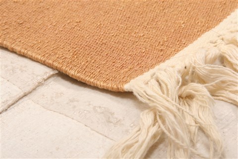 Kilim Beige Runner Flat Woven 44 X 88 Area Rug 100-23044 Image 1