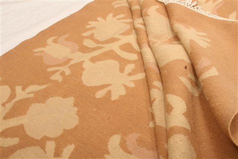 Kilim Beige Runner Flat Woven 44 X 88 Area Rug 100-23044 Image 4