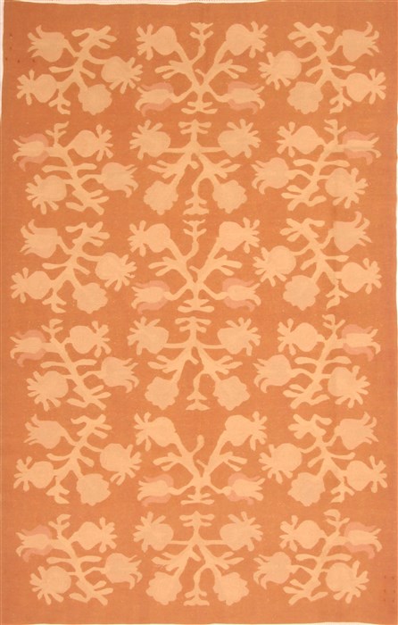 Kilim Beige Runner Flat Woven 44 X 88 Area Rug 100-23044 Image 0