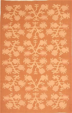 Kilim Beige Runner Flat Woven 4'4" X 8'8"  Area Rug 100-23044
