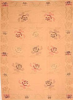 Kilim Brown Flat Woven 7'11" X 11'11"  Area Rug 100-23050