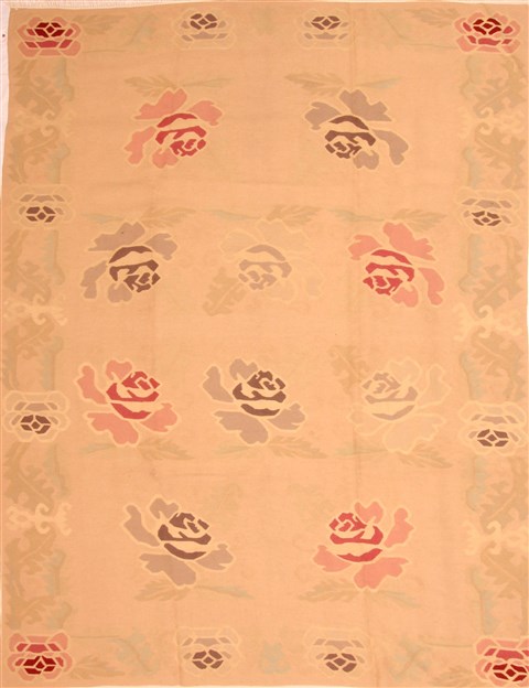 Kilim Beige Flat Woven 73 X 97 Area Rug 100-23051 Image 0