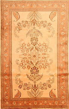 Sarouk Brown Flat Woven 7'1" X 10'1"  Area Rug 100-23054