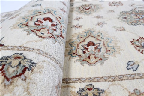 Ziegler Beige Runner Hand Knotted 27 X 104 Area Rug 250-23058 Image 11