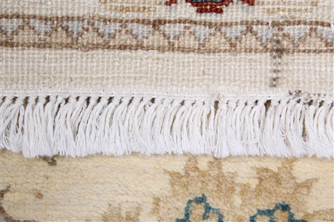 Ziegler Beige Runner Hand Knotted 27 X 104 Area Rug 250-23058 Image 13