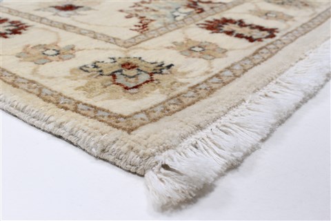 Ziegler Beige Runner Hand Knotted 27 X 104 Area Rug 250-23058 Image 5