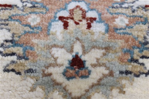 Ziegler Beige Runner Hand Knotted 27 X 104 Area Rug 250-23058 Image 6