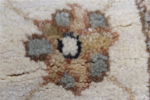 Ziegler Beige Runner Hand Knotted 27 X 104 Area Rug 250-23058 Image 9