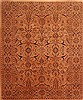 Tabriz Yellow Hand Knotted 82 X 99  Area Rug 100-23059 Thumb 0