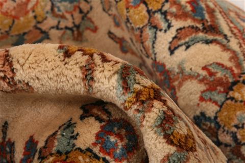 Kashmar Beige Hand Knotted 69 X 98 Area Rug 100-23060 Image 1