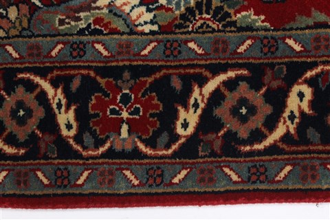 Tabriz Red Runner Hand Knotted 25 X 99 Area Rug 250-23068 Image 3