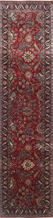 Tabriz Red Runner Hand Knotted 25 X 99 Area Rug 250-23068 Image 0