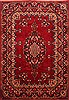 Yazd Red Hand Knotted 67 X 96  Area Rug 100-23070 Thumb 0
