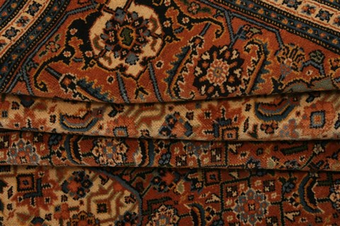 Tabriz Brown Hand Knotted 66 X 97 Area Rug 100-23071 Image 4