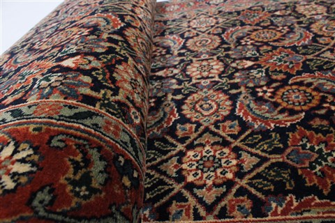 Herati Blue Runner Hand Knotted 28 X 910 Area Rug 250-23075 Image 11
