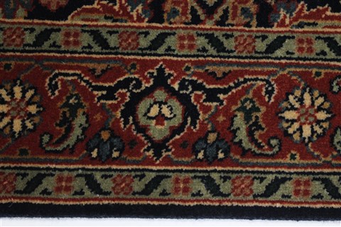 Herati Blue Runner Hand Knotted 28 X 910 Area Rug 250-23075 Image 4