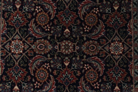 Herati Blue Runner Hand Knotted 28 X 910 Area Rug 250-23075 Image 5
