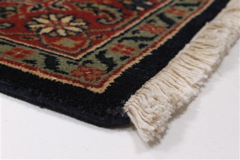Herati Blue Runner Hand Knotted 28 X 910 Area Rug 250-23075 Image 7