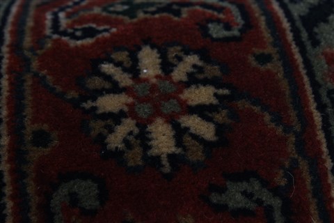 Herati Blue Runner Hand Knotted 28 X 910 Area Rug 250-23075 Image 9