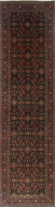 Herati Blue Runner Hand Knotted 28 X 910 Area Rug 250-23075 Image 0