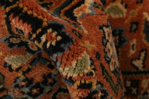 Tabriz Brown Hand Knotted 66 X 91 Area Rug 100-23080 Image 2