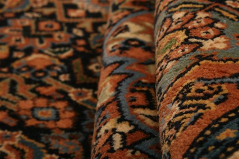 Tabriz Brown Hand Knotted 66 X 91 Area Rug 100-23080 Image 4