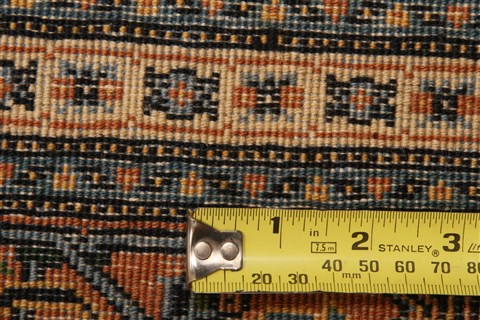 Tabriz Brown Hand Knotted 66 X 91 Area Rug 100-23080 Image 7